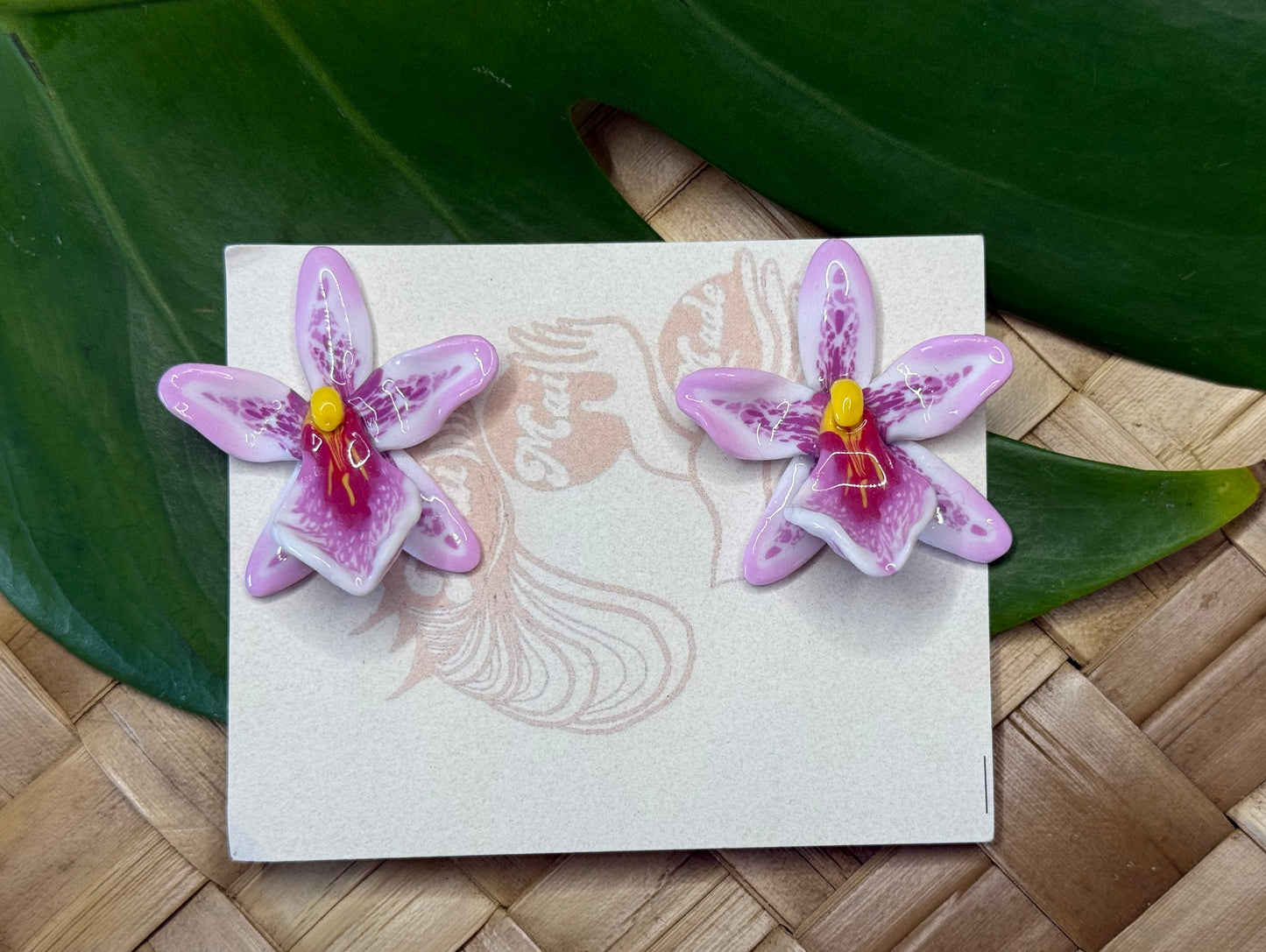 Orchid Studs