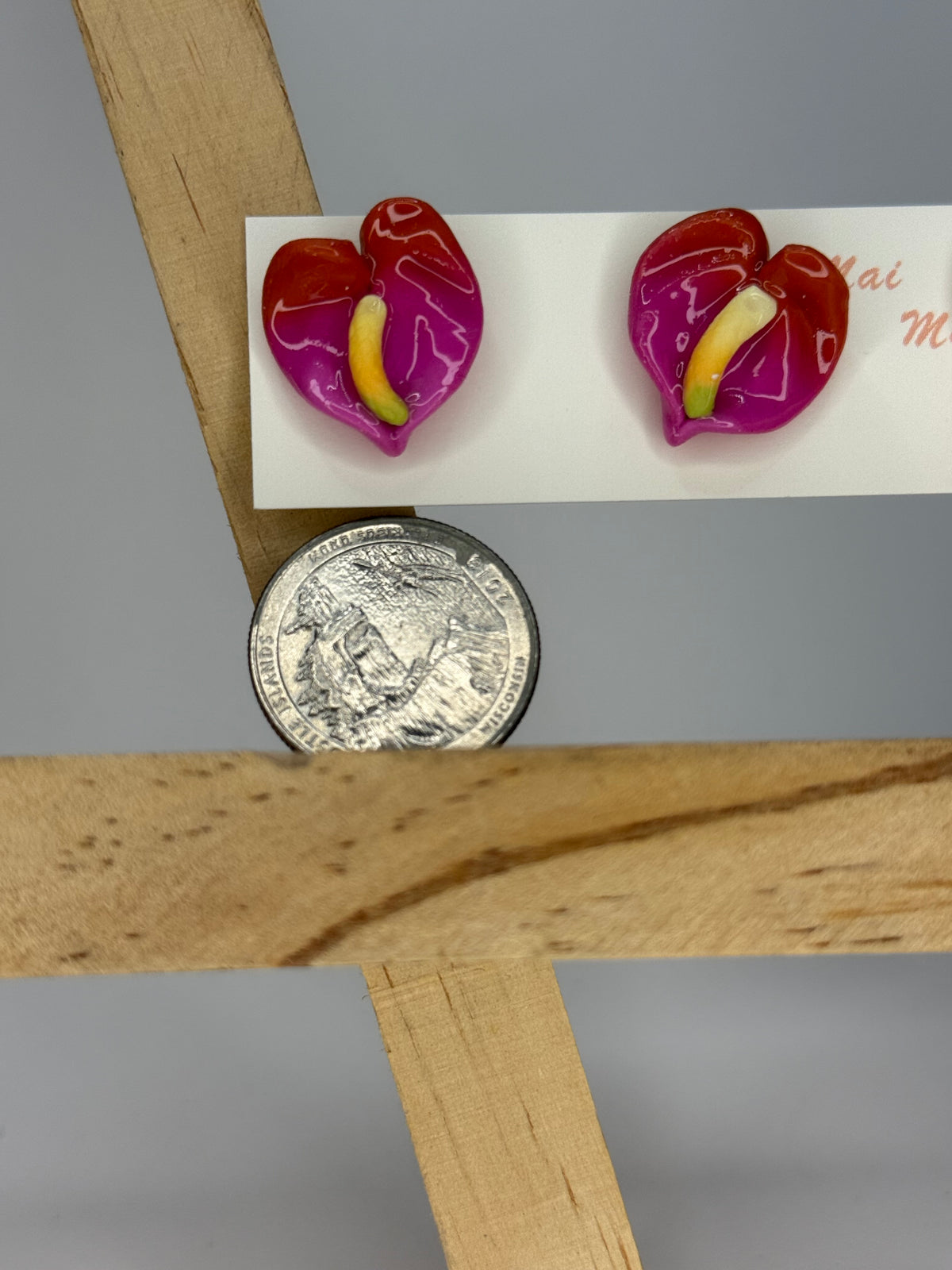 Anthurium Studs Manini