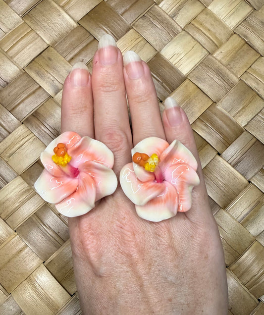 Hau & Hibiscus Rings