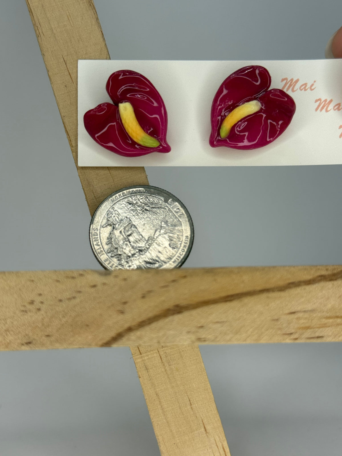 Anthurium Studs Manini