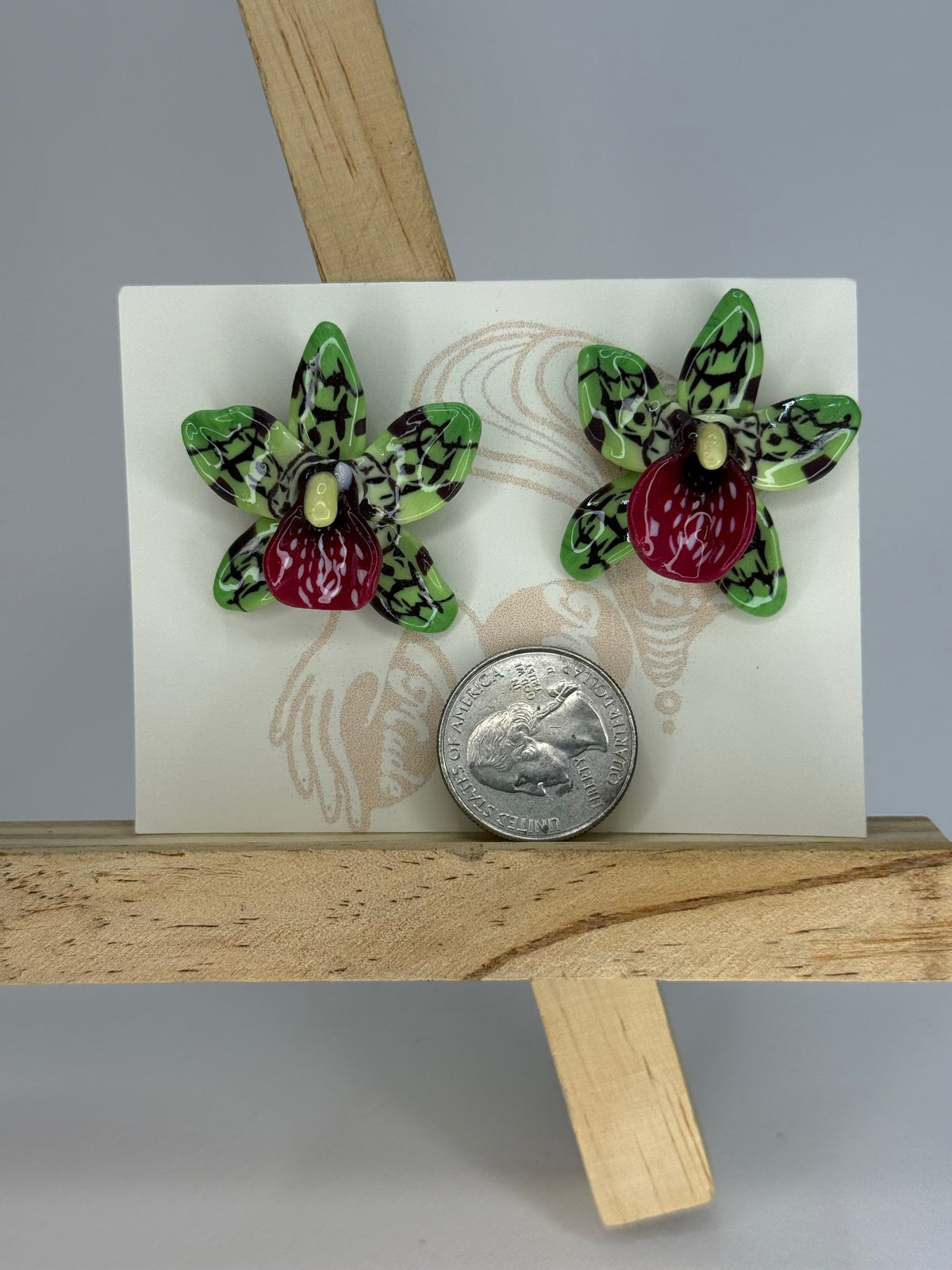 Orchid Studs