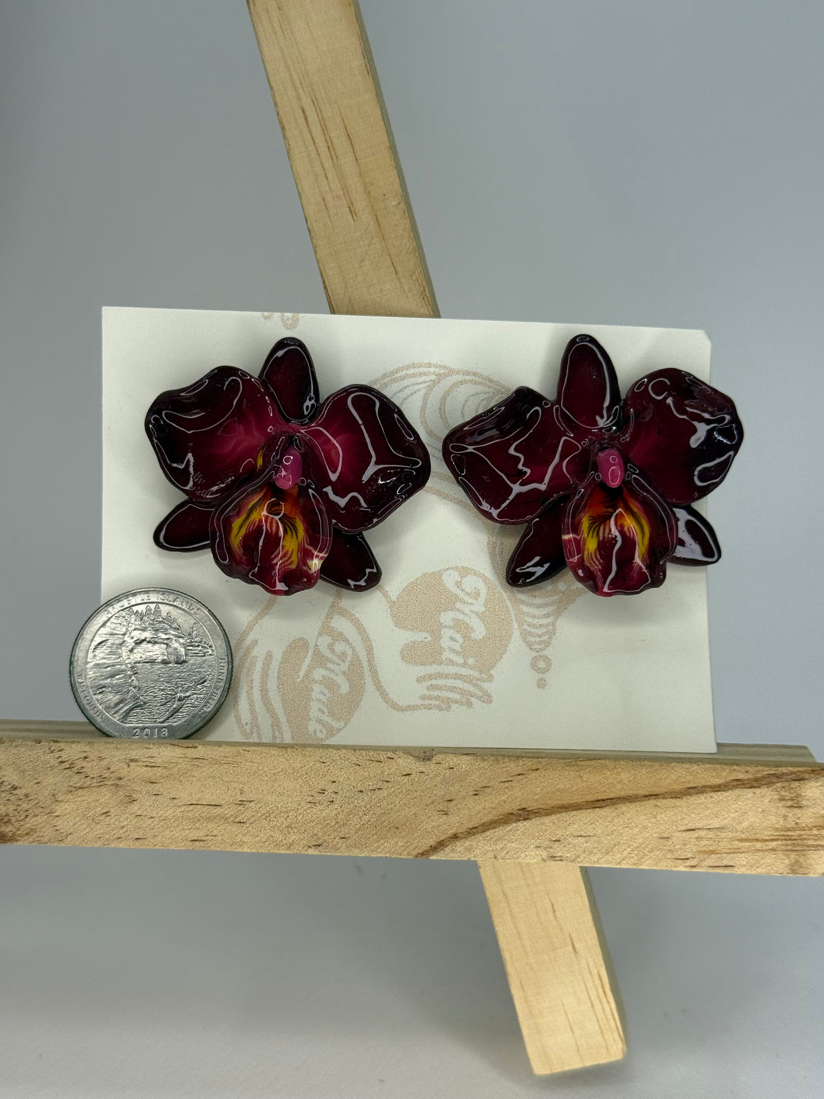 Orchid Studs