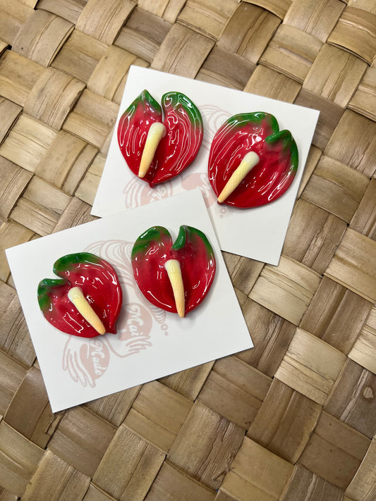 Anthurium Red Obake Stud
