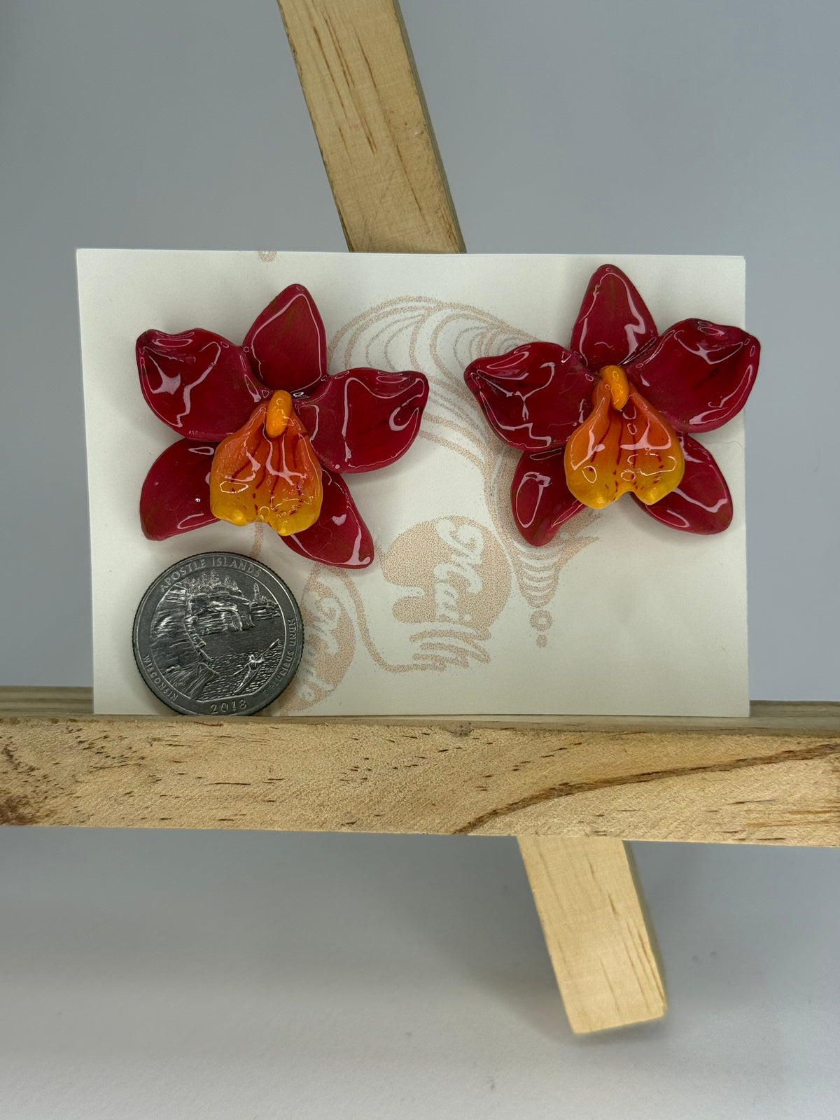 Orchid Studs