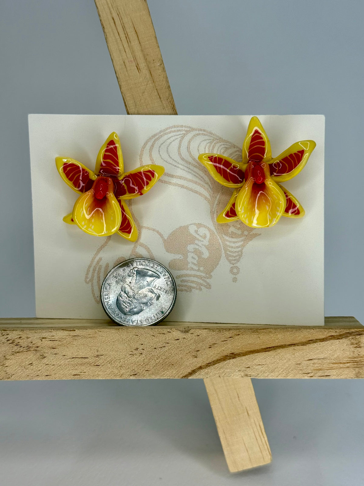Orchid Studs