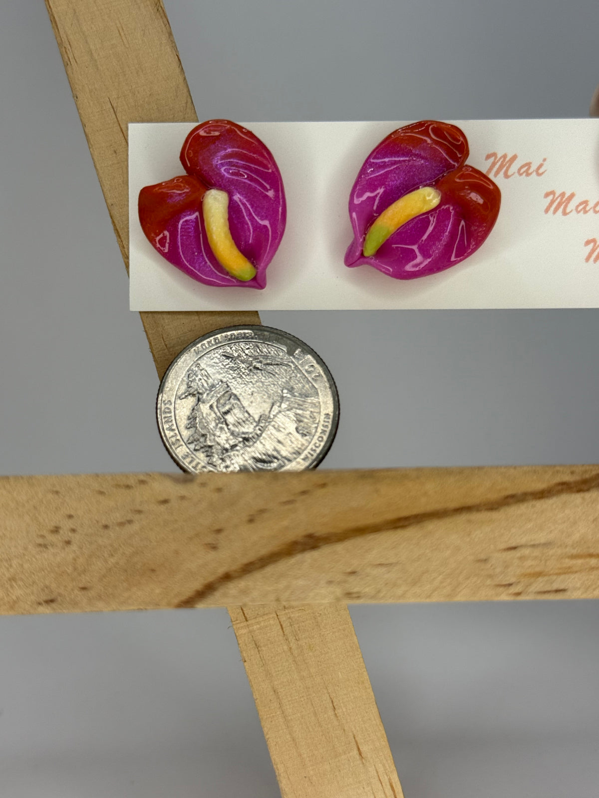 Anthurium Studs Manini
