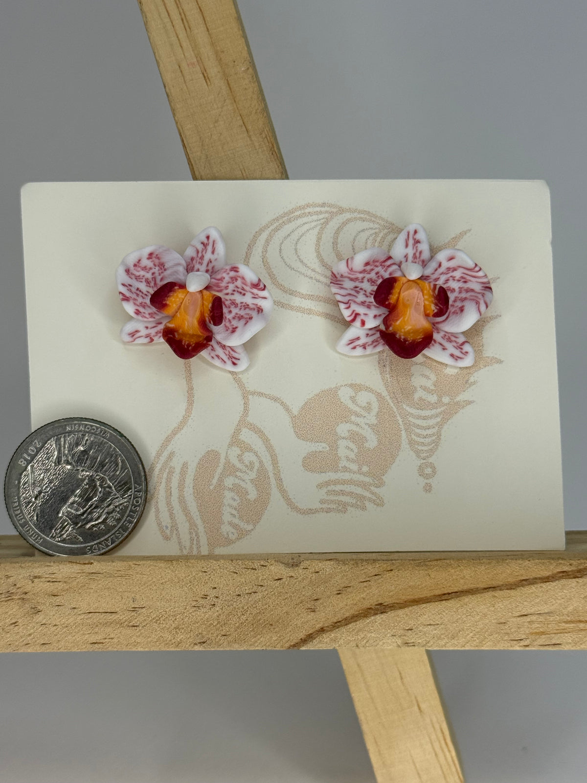 Orchid Studs