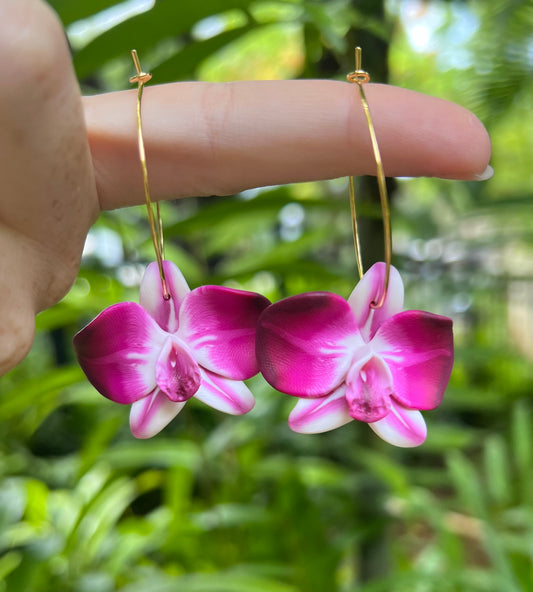 Purple Orchid Hoop