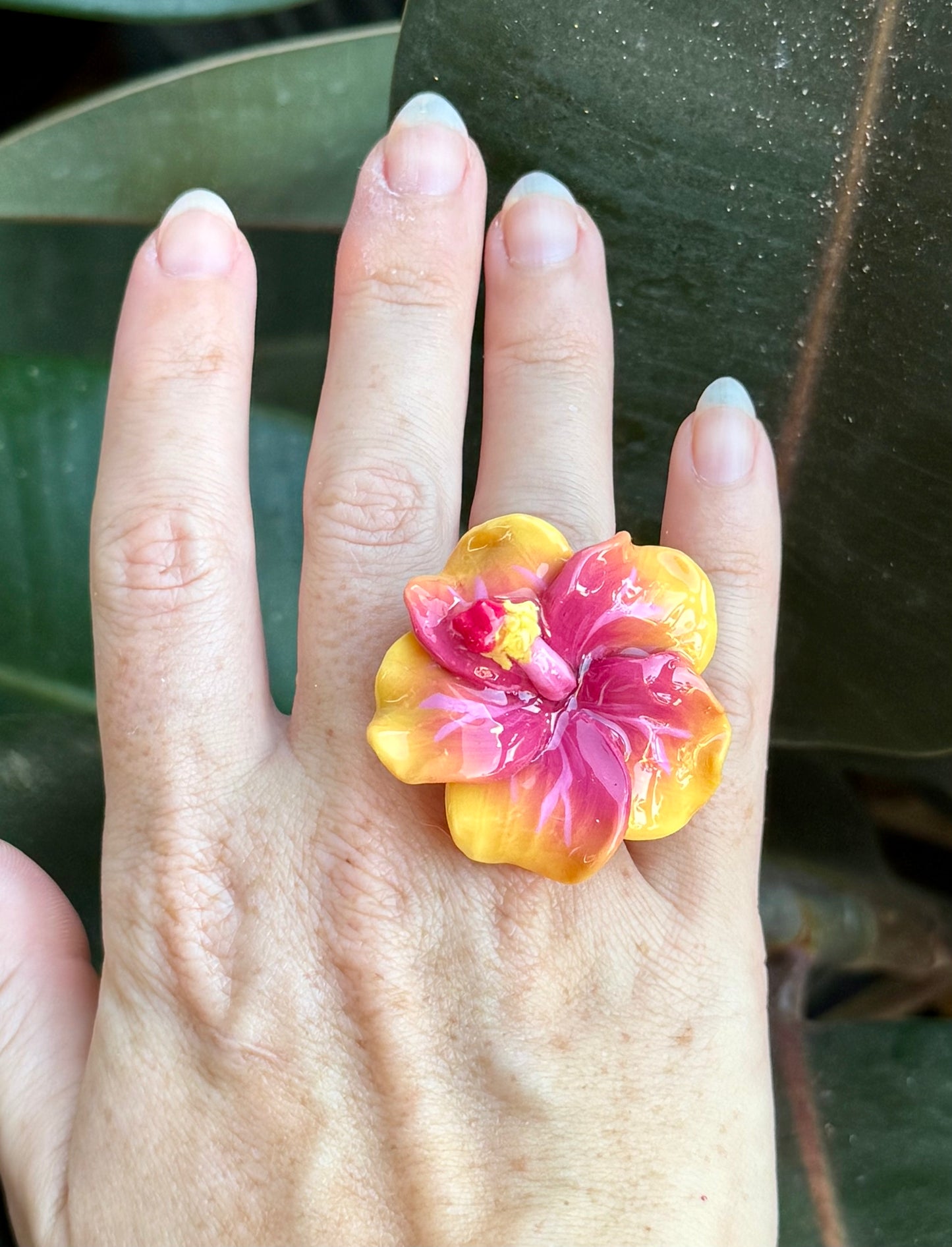 Hau & Hibiscus Rings
